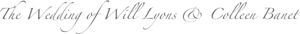 The Wedding of Will Lyons & Colleen Banet